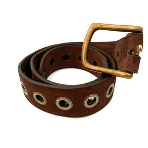 Leather belt